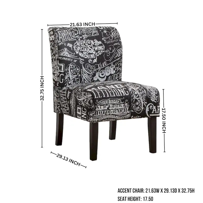 Série de chaises de loisir sans accoudoirs, tapissées en tissu doux