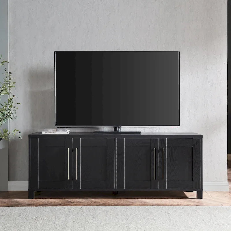 Meuble TV rectangulaire pour téléviseurs jusqu'à 75 pouces