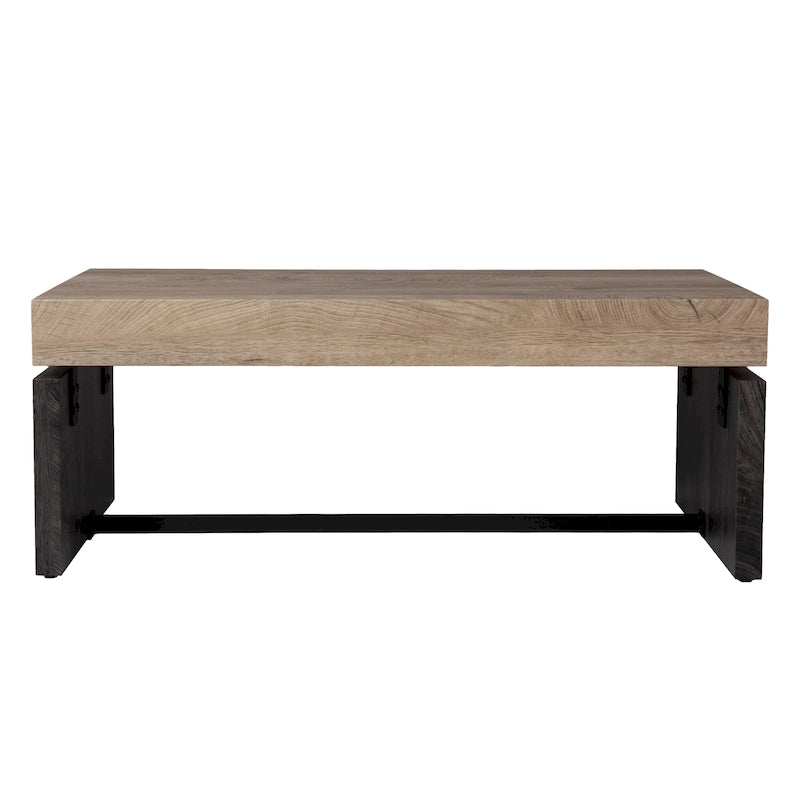 Table basse bicolore