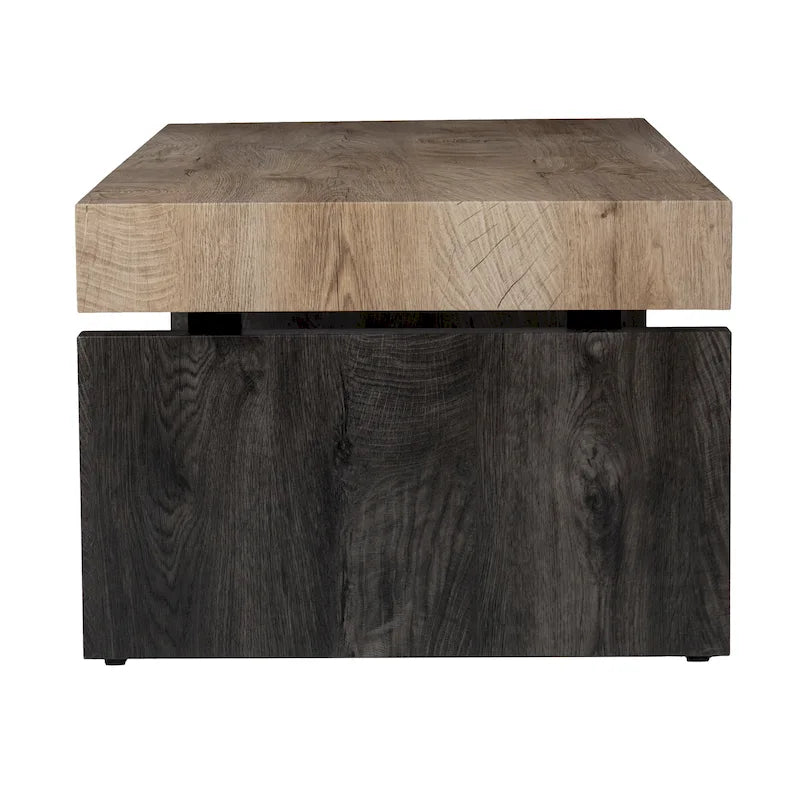 Table basse bicolore