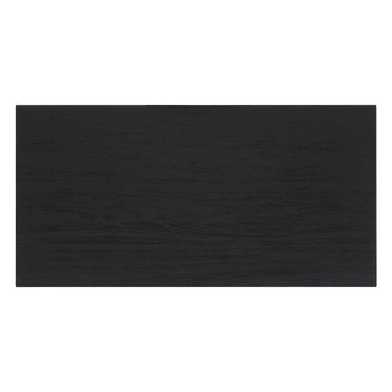 Table basse en noyer Mid-Century Modern à plateau simple — 46" L x 23" P x 16" H