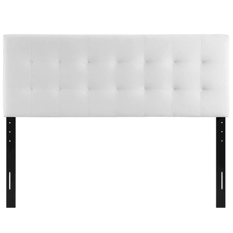 Tête de lit capitonnée en velours Biscuit Queen size