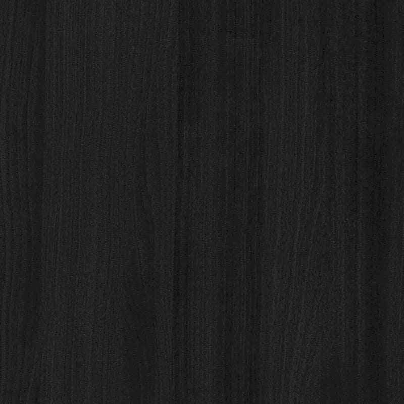 Commode noire de style Mid-Century Modern