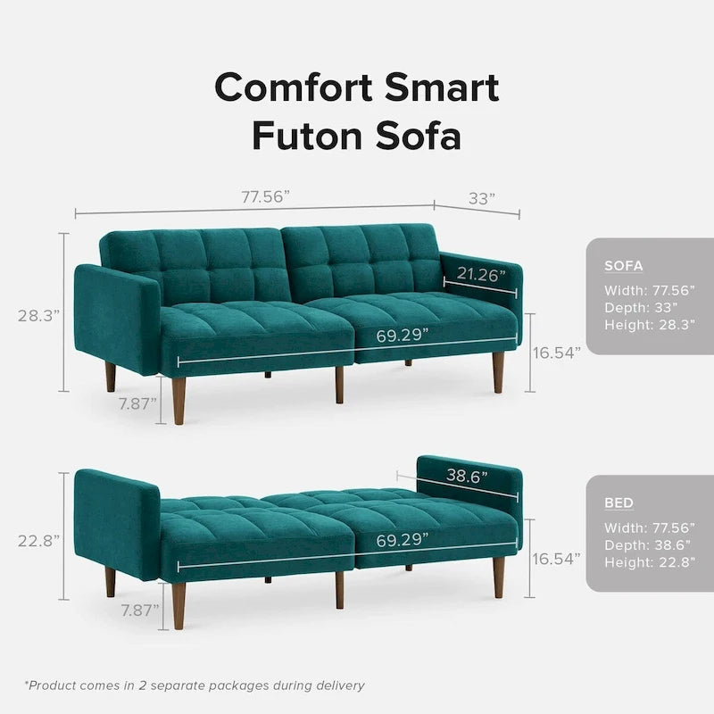 Coussin de sol — Coussin de sol convertible en canapé-lit