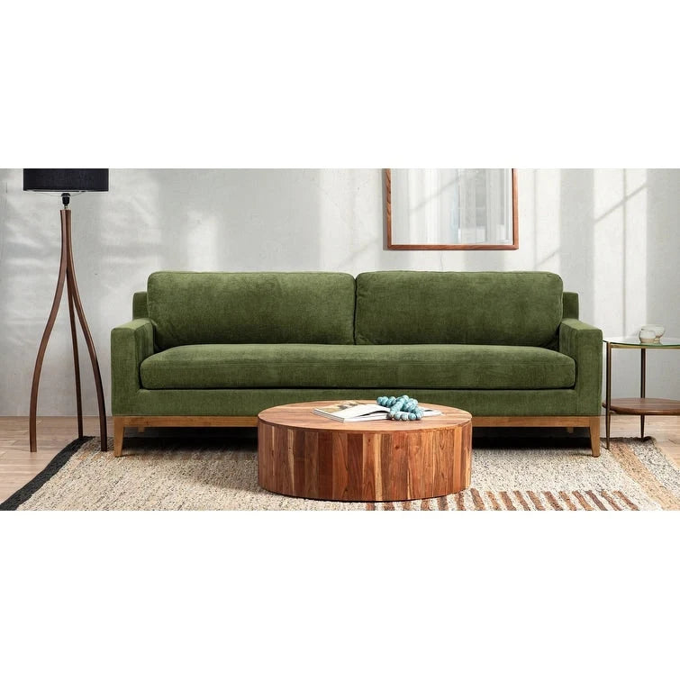 Canapé Modèle 90 – Velours vert vieilli