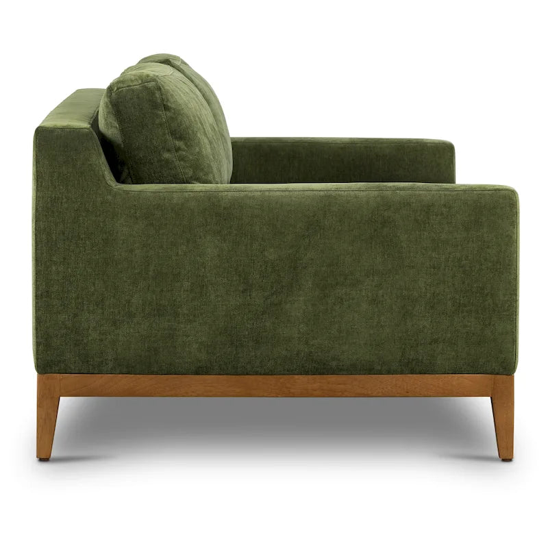 Canapé Modèle 90 – Velours vert vieilli