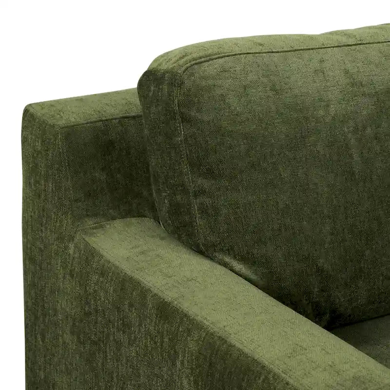 Canapé Modèle 90 – Velours vert vieilli