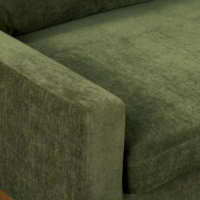 Canapé Modèle 90 – Velours vert vieilli