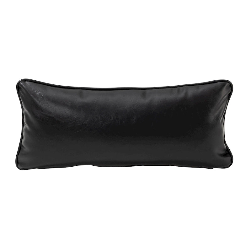 Fauteuil en cuir synthétique de style moderne du milieu du siècle, hauteur 78 cm (coussin décoratif inclus) — 65,4 cm (L) x 85,7 cm (P) x 78 cm (H)
