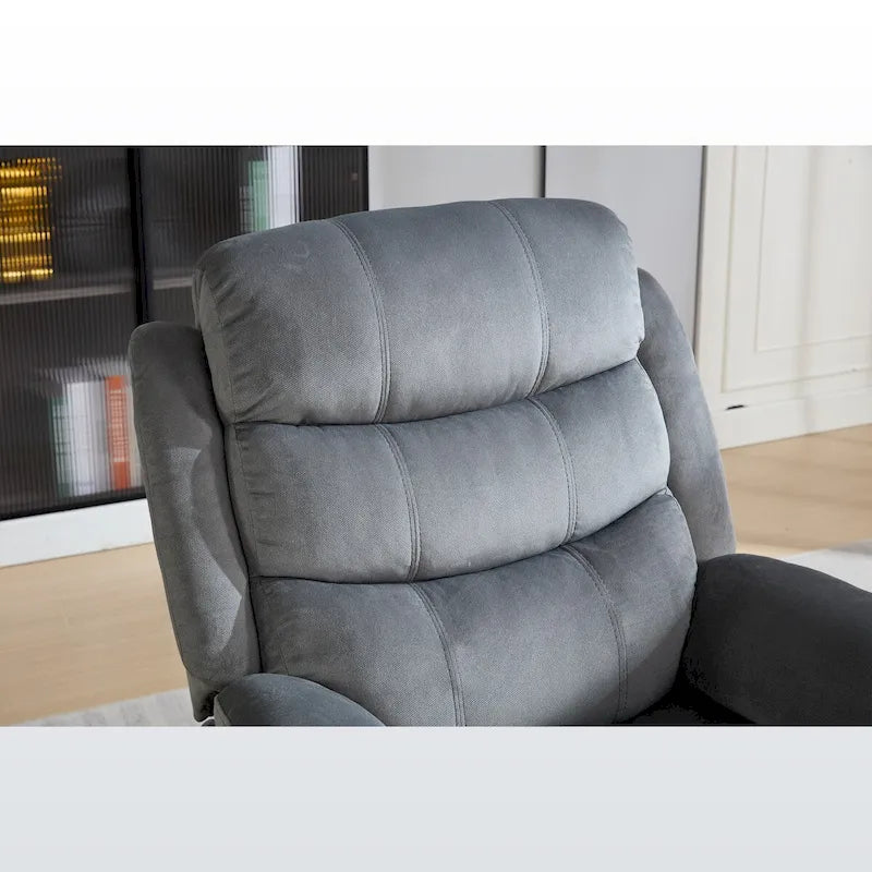 Fauteuil inclinable manuel rembourré moelleux de transition