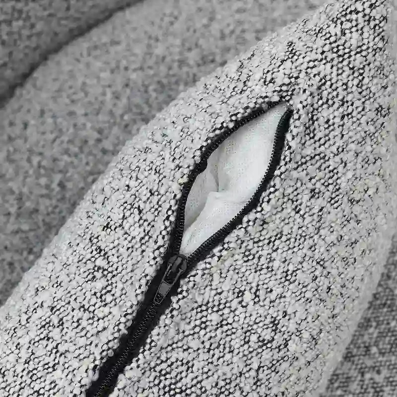 Fauteuil pivotant d'appoint en bouclé Sherpa de 33 po de largeur (lot de 2)