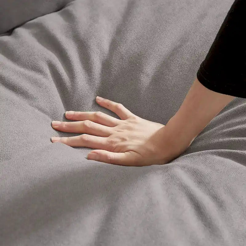 Canapé d'angle en forme de L de 210 cm avec sièges nuage pour salon