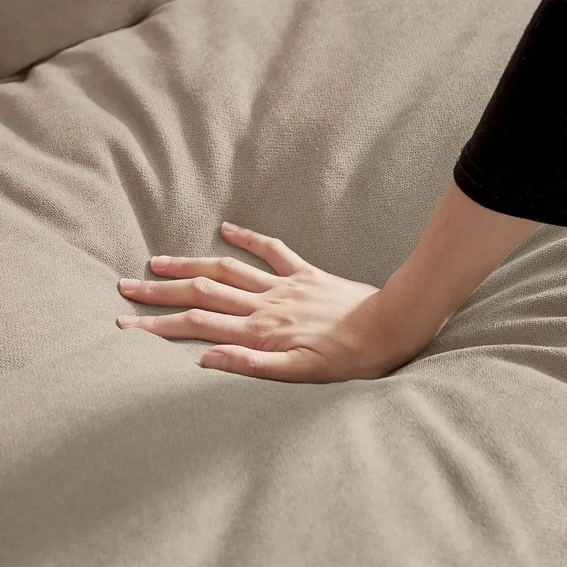 Canapé d'angle en forme de L de 210 cm avec sièges nuage pour salon